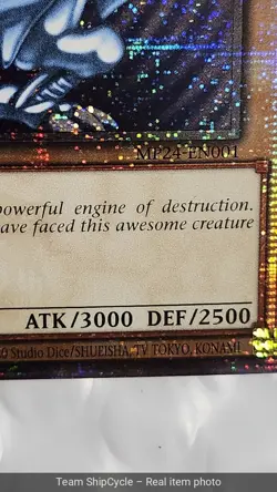 QCR BlueEyes White Dragon Quarter Century Secret Rare Yugioh NM TCG MP2# G 2 U - Image 4