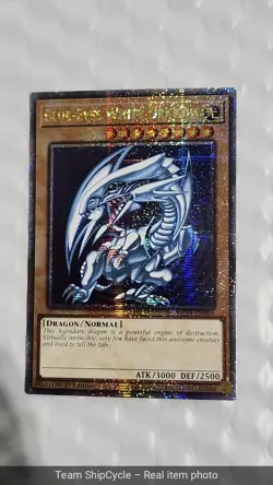 QCR BlueEyes White Dragon Quarter Century Secret Rare Yugioh NM TCG MP2# G 2 U - Image 5