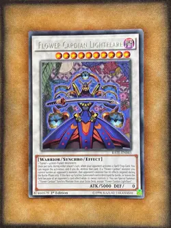 Yugioh Flower Cardian Lightflare RATE-EN045 Rare 1st Ed NM - Image 1