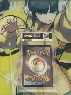 Pokemon TCG Giovanni's Charisma Full Art Trainer Card 204/165 PSA 8 NM-MT - Image 2