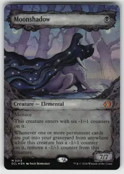 Moonshadow (0131) (Showcase) Foil Lorwyn Eclipsed 313 M NM MTG - Image 1