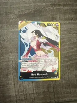 🔥 One Piece The Azure Sea’s Seven Boa Hancock OP14-041 Leader Base English 🔥 - Image 1