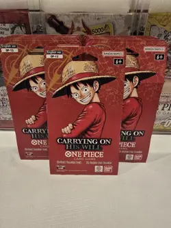 One Piece TCG - OP13 Carrying On His Will - Sleeved Booster Packs - Lots Of 5 - Image 1