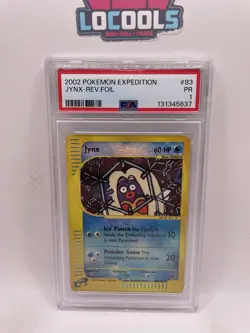2002 Pokemon Expedition Jynx 83/165 Reverse Holo PSA 1 Population 1 - Image 1