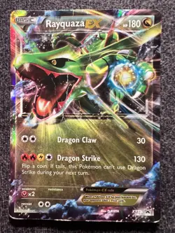 Rayquaza EX XY73 Black Star Promos Holo Pokemon Card MP - Image 1