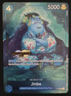 Jinbe Championship Stamp 2023 Event Pack Ver. P-030 One Piece Promo Card Foil - Image 1