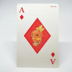 Torchic A DIA Pokemon trump playing card Omega Ruby Back Groudon Japan - Image 1