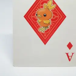 Torchic A DIA Pokemon trump playing card Omega Ruby Back Groudon Japan - Image 4