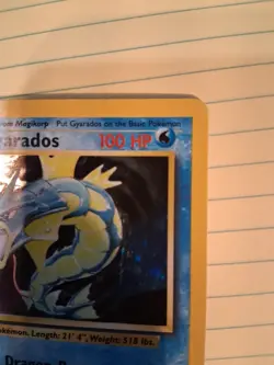 Pokemon 1999 Base Set Gyarados Holo Card #6/102 - Image 4