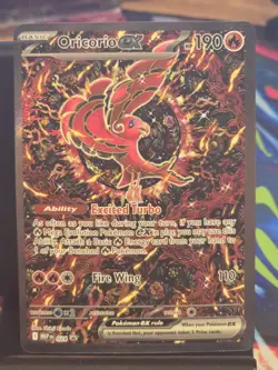 Oricorio EX #24 Mega Evolution Phantasmal Flames Black Star Promo Card - Image 1