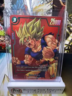 Son Goku FP-034 Limited pack MANGA Promo Card English Dragon Ball Fusion World S - Image 1