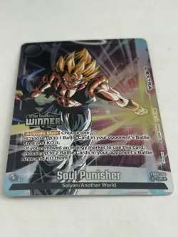 Gogeta Soul Punisher FB05-116 Alt Art WINNER Foil Dragon Ball Super Card Game NM - Image 2