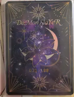 Mitsuri Kanroji Diamond Card Serial Demon Slayer DQ Wedding 5 CCG Set - Image 4
