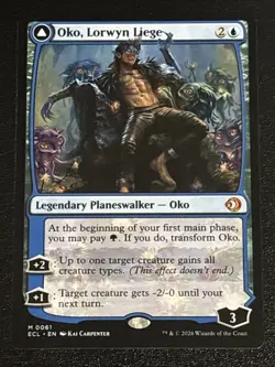 MTG Lorwyn Eclipsed Oko, Lorwyn Liege 0061 NM Mythic - Image 1