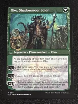 MTG Lorwyn Eclipsed Oko, Lorwyn Liege 0061 NM Mythic - Image 2