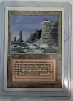 Plateau Revised Edition Dual Land MTG Magic the Gathering LP Vintage 1994 - Image 1