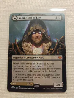 Valki, God of Lies (Borderless) Kaldheim Regular - Image 1