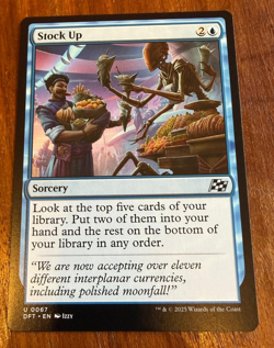 Stock Up - MTG Aetherdrift - Uncomon 0067 VLP - Image 1