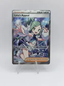 Pokemon Lisia's Appeal 234/191 Sv08: Surging Sparks Full Art Holo Ultra Rare - Image 1