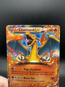 Pokemon TCG Charizard EX XY17 XY Black Star Promo - HP/Damaged - Image 3