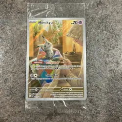 SEALED Pokemon Mimikyu SVP 075 Paldean Fates Black Star Promo NM - Image 1
