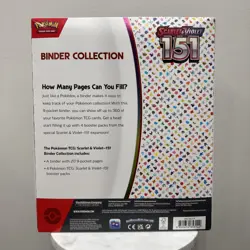 151 Binder Collection 4 Packs/Binder Scarlet & Violet Pokemon TCG *SEALED/NEW* - Image 2