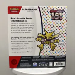 151 Alakazam ex Collection Box Pokemon Scarlet & Violet TCG **SEALED/NEW** - Image 2