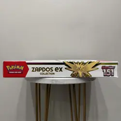 151 Zapdos ex Collection Box 4 Packs Scarlet & Violet Pokemon TCG **SEALED/NEW** - Image 3