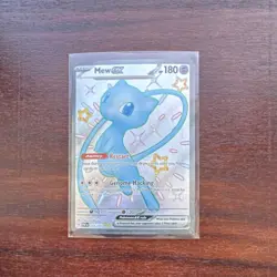 Pokemon TCG Mew EX 216/091 Paldean Fates Full Art Shiny Ultra Rare - Image 1