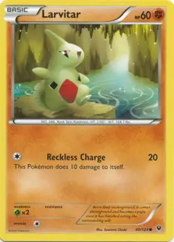Larvitar - 40/124 - Common - Pokemon XY Fates Collide - Image 1