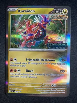 Koraidon Pokemon SVP Promo 091 (Prerelease) [Staff] NM - Image 1