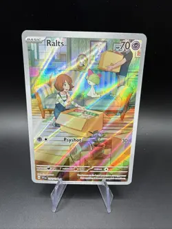 Pokemon TCG Pokemon Ralts 211/198 Scarlet & Violet Full Art Holo - Image 1