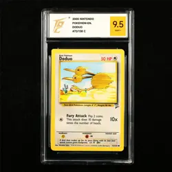 TQG 9.5 MINT+ 2000 Pokemon ENG Doduo 72/130 C - Image 1