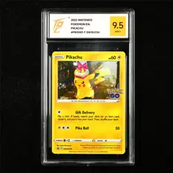 TQG 9.5 MINT+ 2022 Pokemon ENG Pikachu SWSH234 Promo - Image 1