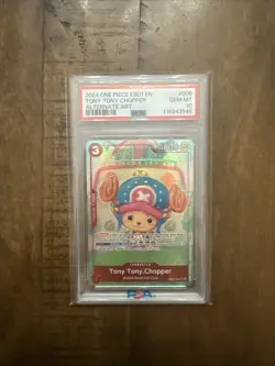 Tony Tony.Chopper EB01-006 SR Memorial Collection One Piece Card Game Psa 10 - Image 1