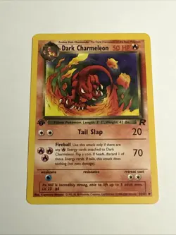 Dark Chameleon First Edition Pokemon 32/82- Team Rocket - Image 2