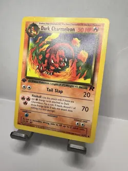 Dark Chameleon First Edition Pokemon 32/82- Team Rocket- Vintage- - Image 1