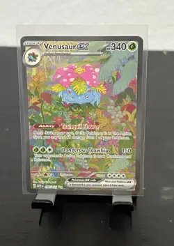 Pokemon Venusaur EX Holo Ultra Rare TCG Card 198/165 Scarlet & Violet 151 - Image 1
