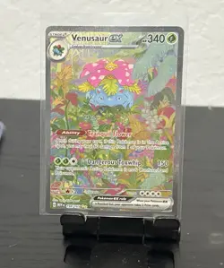 Pokemon Venusaur EX Holo Ultra Rare TCG Card 198/165 Scarlet & Violet 151 - Image 3