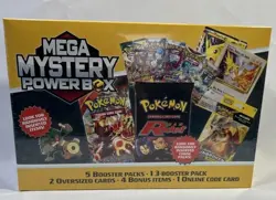 2025 Meijer Exclusive Pokemon Mega Mystery Power Box New Sealed!!! - Image 1