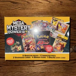 NEW! POKEMON 2025 MEGA MYSTERY POWER BOX MEIJER EXCLUSIVE - SEALED - Image 1
