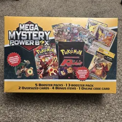 NEW! POKEMON 2025 MEGA MYSTERY POWER BOX MEIJER EXCLUSIVE - SEALED - Image 1