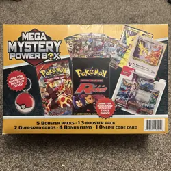NEW! POKEMON 2025 MEGA MYSTERY POWER BOX MEIJER EXCLUSIVE - SEALED - Image 3