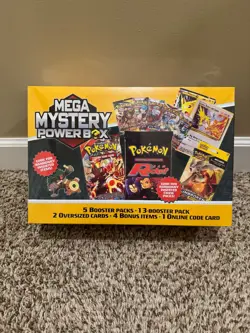 2025 Pokemon Mega Mystery Power Box Holiday Meijer Exclusive Sealed New! - Image 1