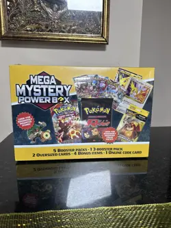 Pokemon - 2025 Mega Mystery Power Box - Meijer Exclusive - New & Sealed - Image 1