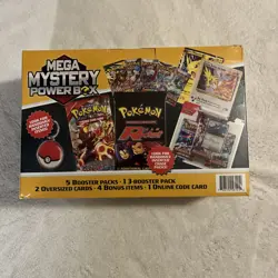Pokemon - 2025 Mega Mystery Power Box - Meijer Exclusive - New & Sealed - Image 1
