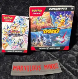 Pokemon Prismatic Evolutions and Surging Sparks Booster Bundle - Image 1