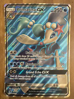 Primararina GX SM39 JUMBO HOLO Black Star Promo Pokemon Card TCG 2017 LP - Image 1