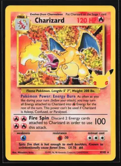 Charizard 4/102 Celebrations: Classic Collection Pokemon Card - Image 1