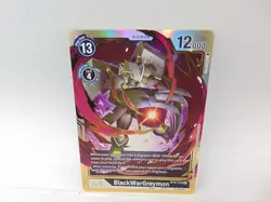 Digimon Card Game TCG - BT2-112 BlackWarGreymon - Secret Rare - Image 1